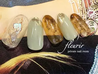 ネイル フルリール 【プライベートサロンのネイルデザイン