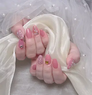 ネイル 🎀も ものネイルデザイン
