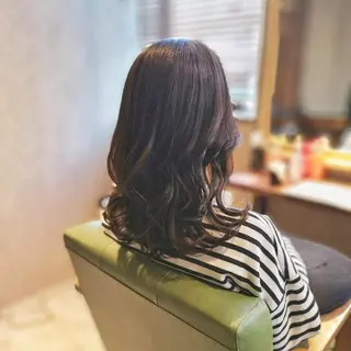 ミディアム カラー ✨艶髪✖癒し✨🍀 miyazawaのヘアスタイル
