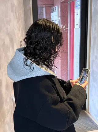 セミロング パーマ Lyuck ⋆✦ HIROMIのヘアスタイル