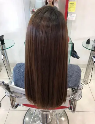 セミロング 岡本 健秀のヘアスタイル