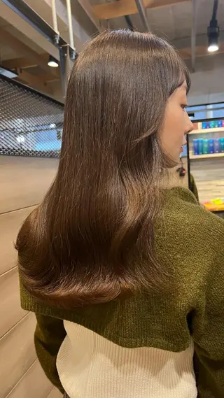 ミディアム カラー 当日予約OK⭕️ 佐藤太一のヘアスタイル