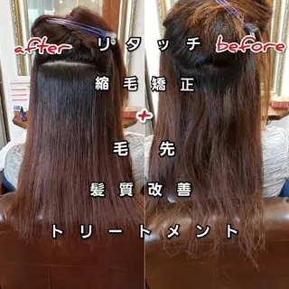 ロング 饒平名 知也のヘアスタイル