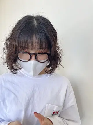 ミディアム 藤村 翔充のヘアスタイル