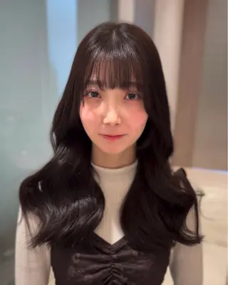 カラー 🩵福岡ブリーチなし レイヤー/紫音🩵のヘアスタイル