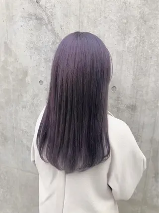 ロング カラー MOMO艶髪 🩵モテカラーのヘアスタイル