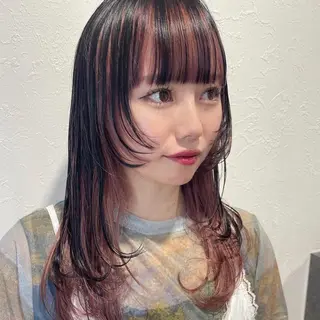 ロング カラー shiho .のヘアスタイル