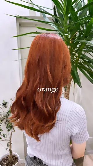 セミロング カラー Wカラー┆ブラウン ┆うる艶┆ゆうはのヘアスタイル