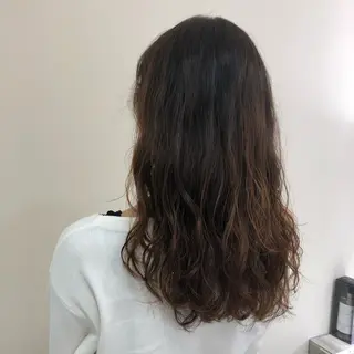ロング パーマ 【髪質改善】 梅田　聡のヘアスタイル
