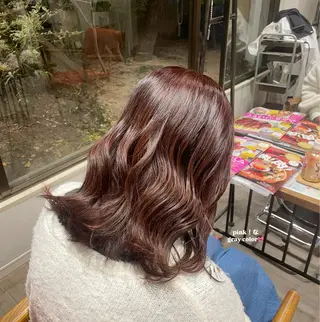 ミディアム 南場 智美のヘアスタイル