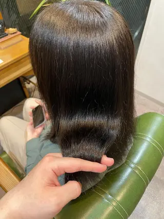 セミロング 美髪 透明感カラーSotaのヘアスタイル