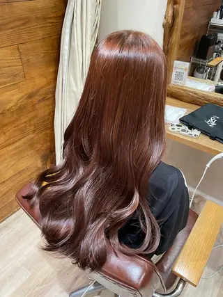 ロング カラー コトミ【メンズ】 【曲がる縮毛矯正】のヘアスタイル