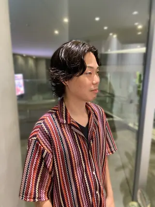 パーマ メンズ MINENO🌼 似合わせ⭐️カットのヘアスタイル