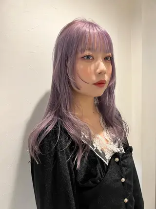 ミディアム カラー happy  man 🌸クロスパーマ🌸のヘアスタイル