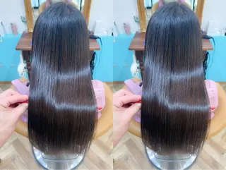 ロング カラー パーマ 🇰🇷韓国レイヤー 錦糸町【北山謙三】のヘアスタイル