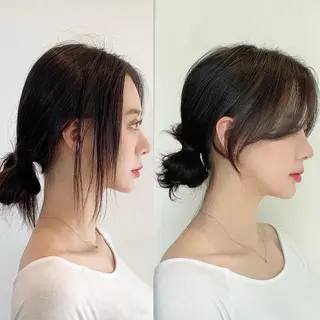 セミロング レイヤー/ブリーチ ♥️【木坂 桃歌】のヘアスタイル