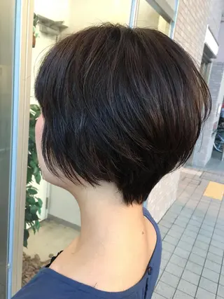 ショート 金沢美容室/ 艶髪/夜営業/JINのヘアスタイル