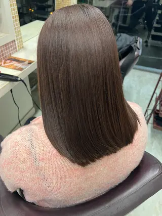 切りっぱなし/ レイヤー/ももかのヘアスタイル