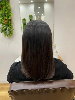 セミロング 髪質改善・縮毛矯正 💎ASUKAのヘアスタイル