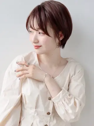 ショート カラー Memoriese 表参道のヘアスタイル