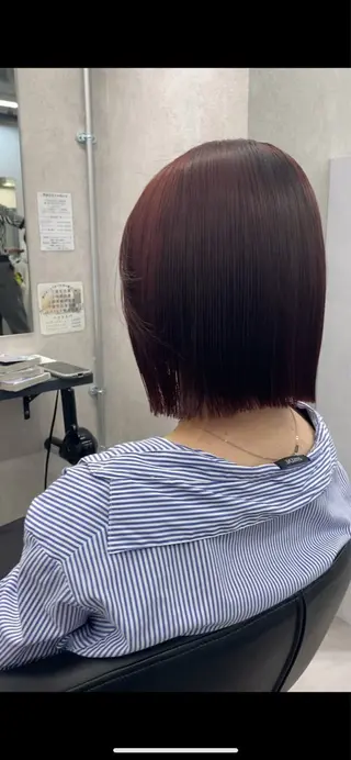 ミディアム ハイトーン・ボブ 🎀/𝐚𝐨𝐢のヘアスタイル