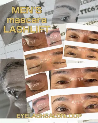メンズ マツエク・マツパ eyelash salonLoopꨄのマツエク・マツパデザイン