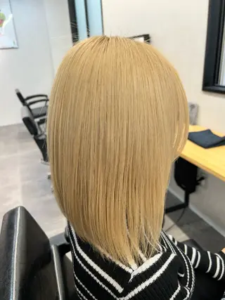 ミディアム エクステ/ハイトーン /ミサキのヘアスタイル