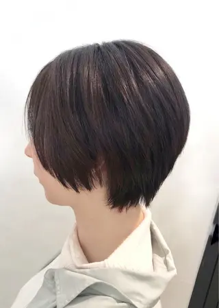 ショート カラー 予約 停止のヘアスタイル