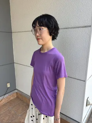 ショート パーマ 安藤楓華 fuka andoのヘアスタイル