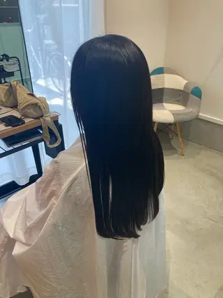 ロング 折本 沙織のヘアスタイル