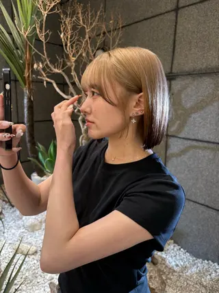 ミディアム カラー 🦋sana🦋 似合わせカット✁のヘアスタイル