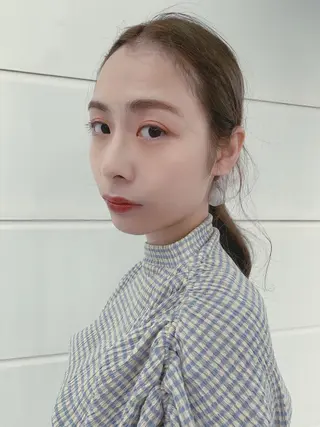 ロング カラー ヘアアレンジ mayu🤍 透明感カラーのヘアスタイル