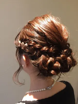 ミディアム ヘアアレンジ MeL 横浜/ MIHOのヘアスタイル