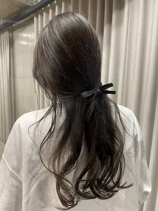 ロング カラー 表参道🌿赤み消し カラー/チナツのヘアスタイル