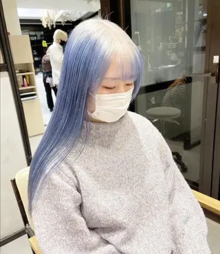 ロング カラー パーマ ヘアアレンジ メンズ キッズ ネイル マツエク・マツパ アイブロウ カラーソムリエ認定 茶屋町Eir岩本のヘアスタイル