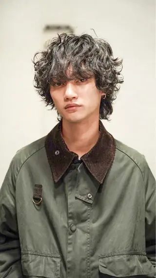 メンズ Bond Story りき カラーモデルのヘアスタイル