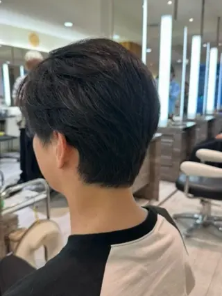 パーマ メンズ 佐野 太河のヘアスタイル