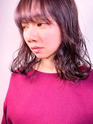 ミディアム カラー tension 【テンション】のヘアスタイル