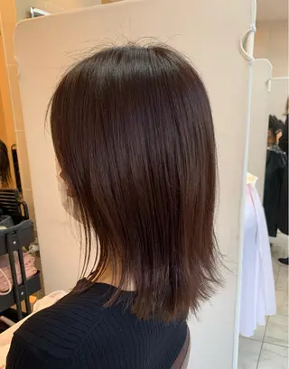 ミディアム 千葉 香奈のヘアスタイル