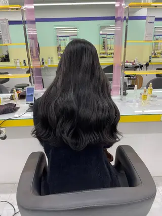 ロング カラー 🦋色落ち綺麗カラー メンズYUZU🦋‪のヘアスタイル