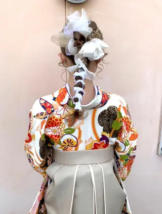 ロング ヘアアレンジ yui .のヘアスタイル