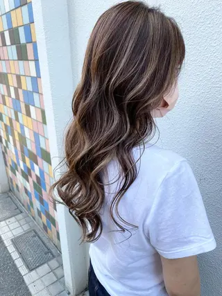 ミディアム カラー ブリーチ koheiのヘアスタイル