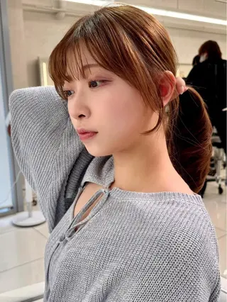 ミディアム 【韓国ヘア】公式 🇰🇷Ash中野のヘアスタイル