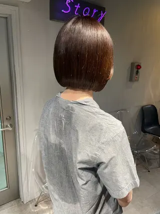 ショート カラー 🦋ハイトーンボブ ショート🦋トシキのヘアスタイル