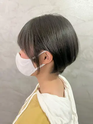 ショート 透明感カラー/ ブリーチ無し/RYOのヘアスタイル
