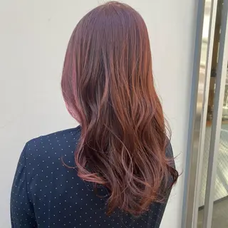 セミロング カラー 🪭risa 暖色/レイヤー🪭のヘアスタイル