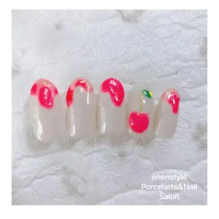 ミディアム ネイル 👑enen style👑のネイルデザイン