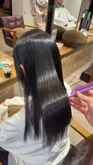 ロング カラー 💖艶髪&ブリーチ髪 質改善💖舜希のヘアスタイル