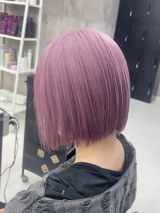 ショート カラー パーマ ヘアアレンジ メンズ キッズ レイヤー×ハイトーン / mihana🪐のヘアスタイル