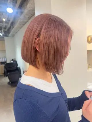 ショート カラー レイヤー/顔周り /いいぬまみかのヘアスタイル